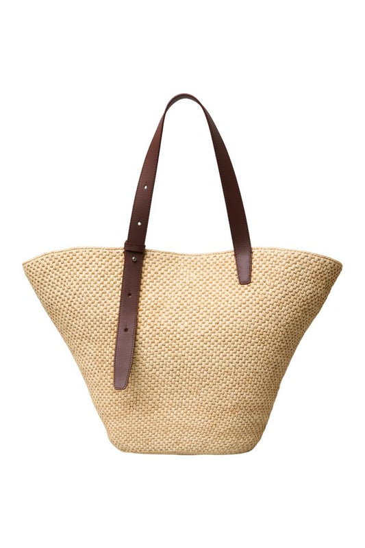 The Bianca Raffia Bag Large — packshot