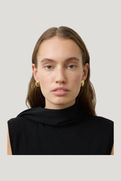 The Camille Earrings — model side