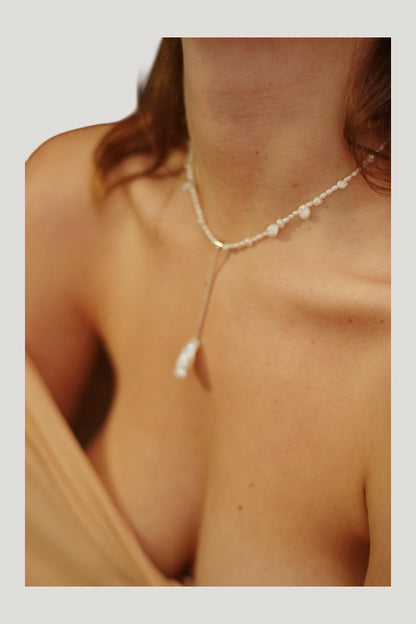 The Catharsis Necklace — model front