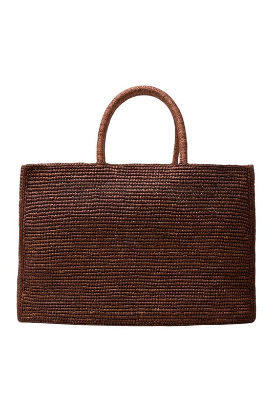 The Charlotte Raffia Bag Large — packshot