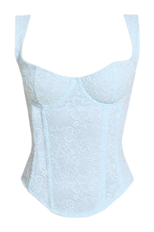 The Cinched Lace Corset Maxi Set — packshot