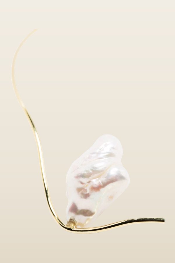 The Day We Met Necklace - Vermeil — model back