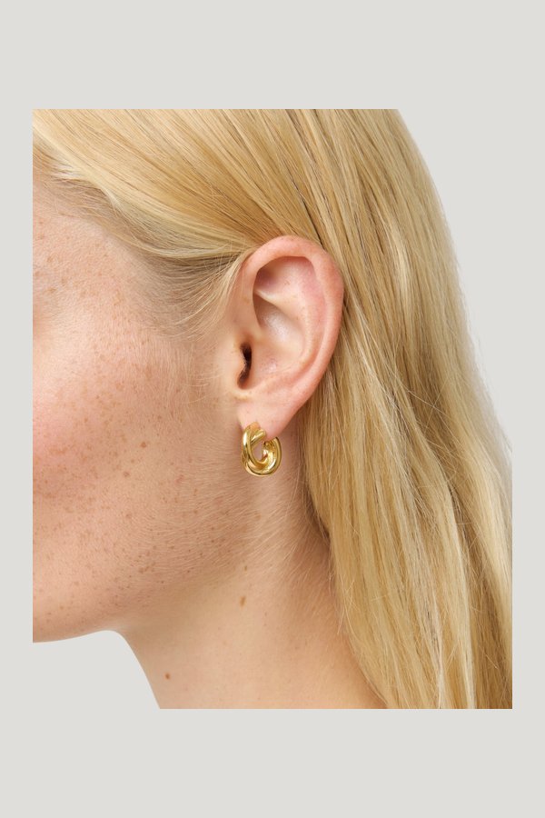 The Diana Earrings — model front