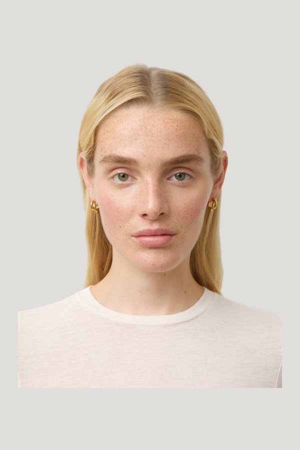 The Diana Earrings — model side