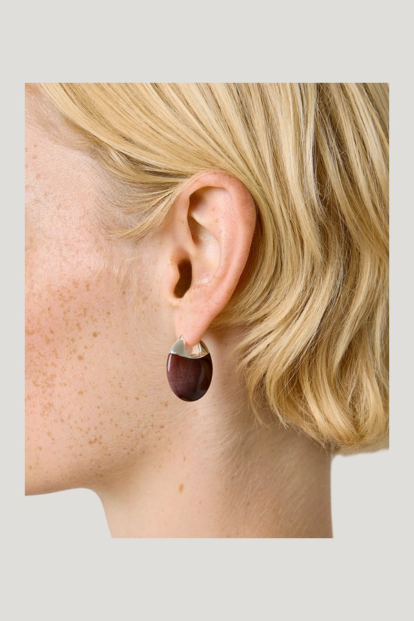 The Erin Earrings — model front