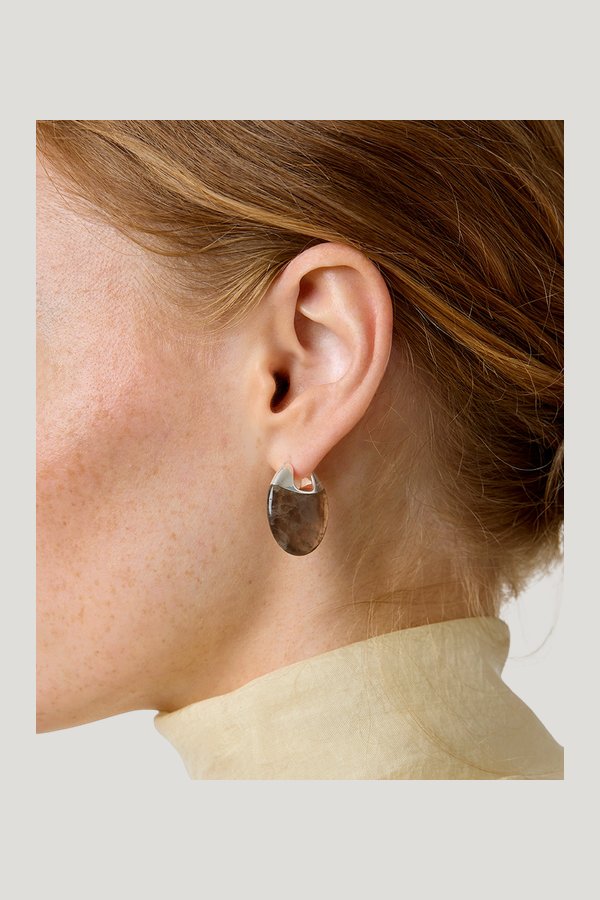 The Erin Earrings — model front