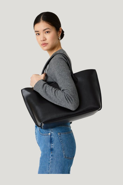 The Grace Tote — model side