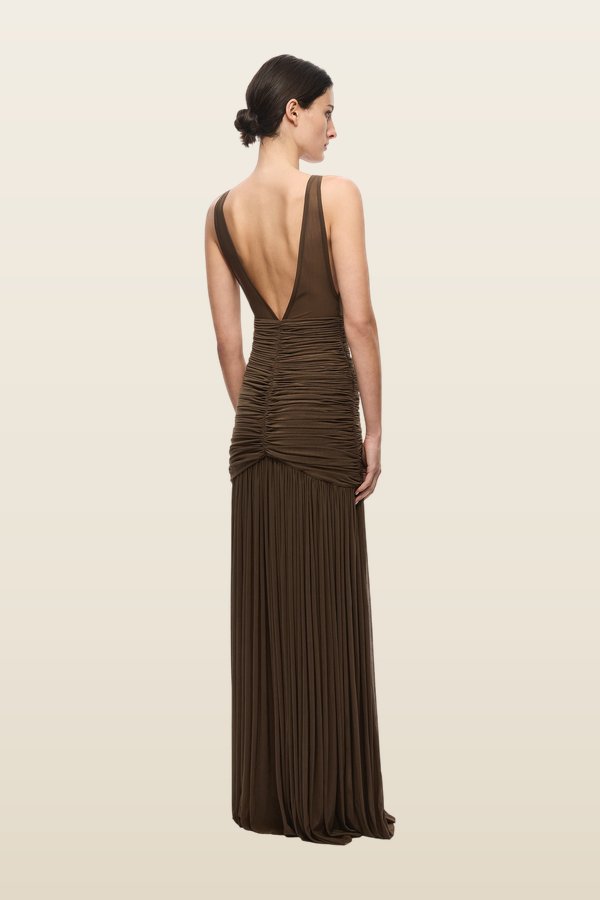The Inferno Jersey Dress — model back