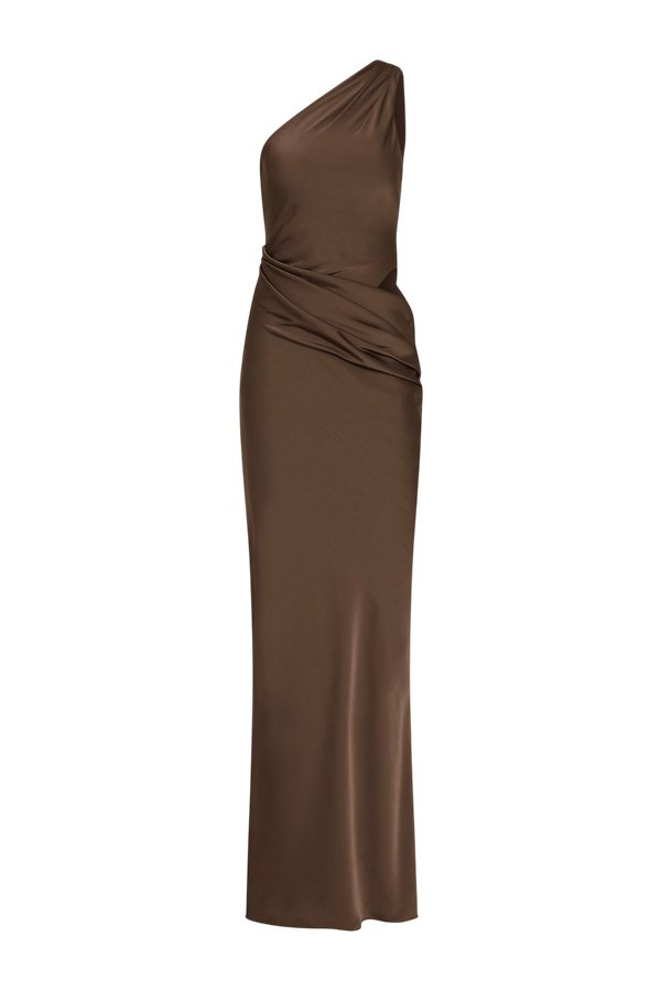 The Isadora Satin Dress — packshot