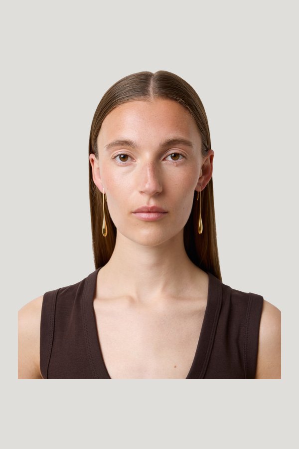 The Lili Earrings — model front