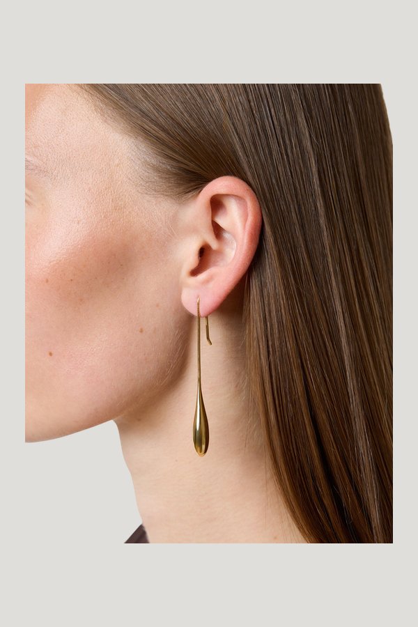 The Lili Earrings — model side