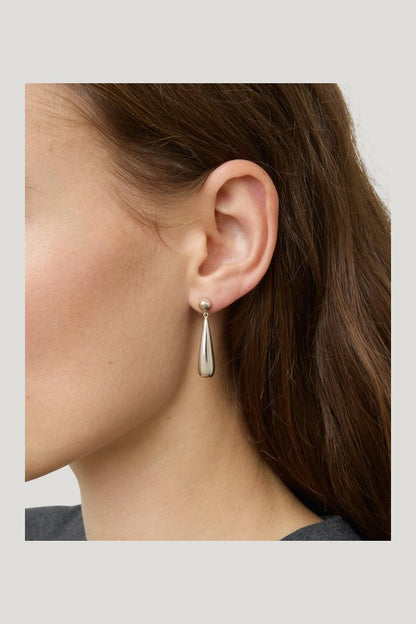 The Martha Earrings — model side