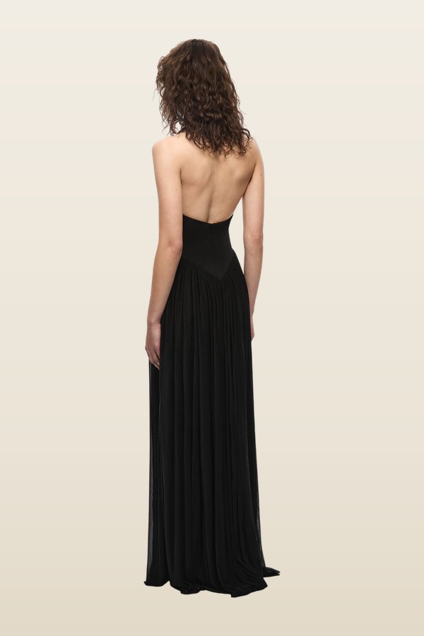 The Ophelia Jersey Dress — model back
