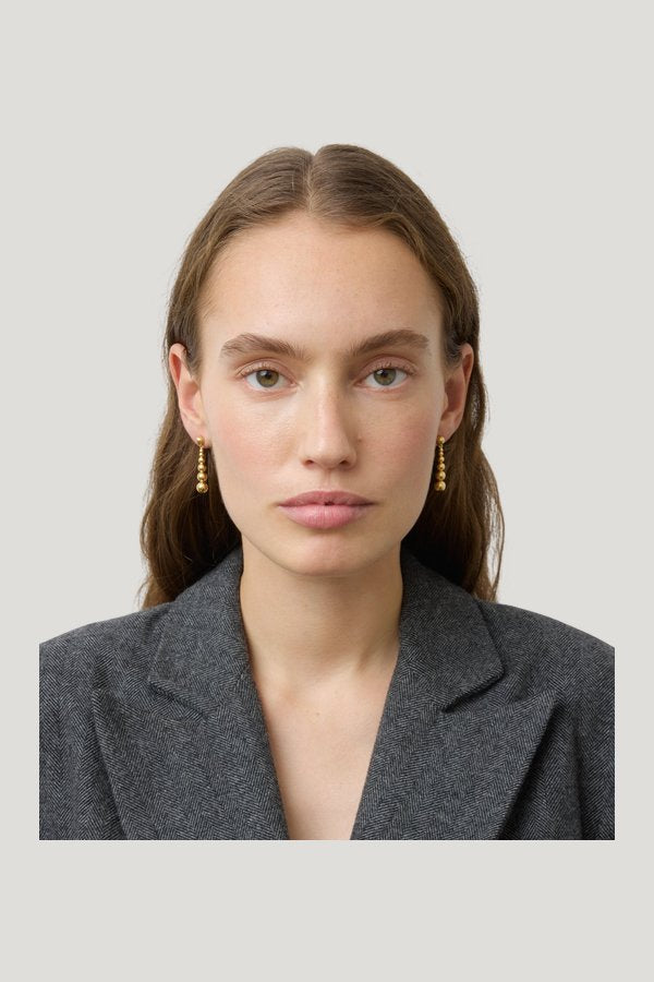 The Rebecca Earrings — model side