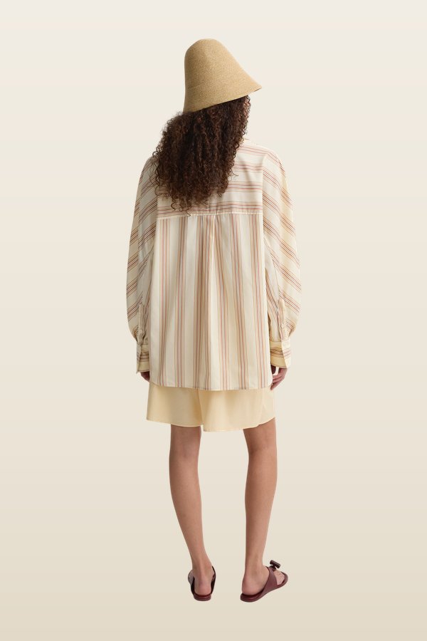 The Stripe Shirt Straw Stripe — carry 4