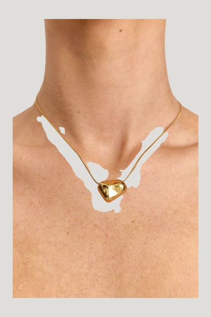 Theodosia Necklace — model side