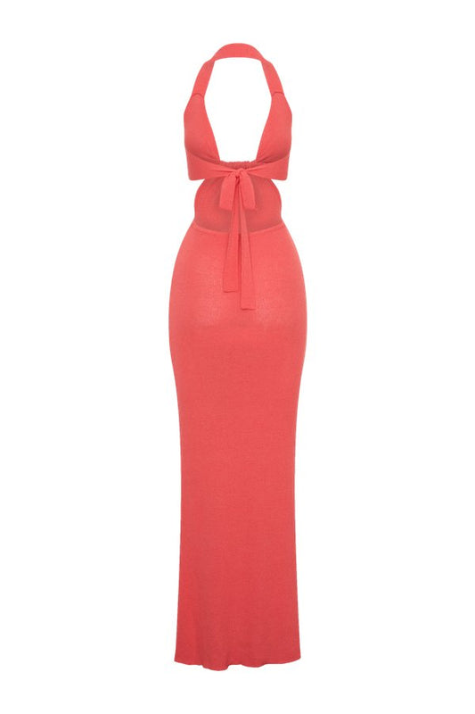 Theresea Halter Knit Maxi Dress — packshot