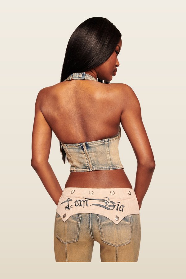 Tommie Jean - Antique Denim — model back