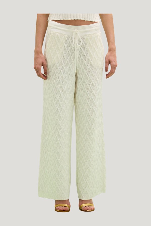 Celia Knit Pants — model side