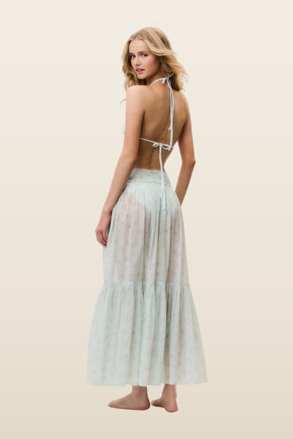 Umber Cotton Cover-Up Skirt — carry 4