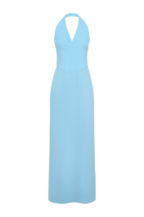 Valentina Chiffon Halter Maxi Dress — packshot