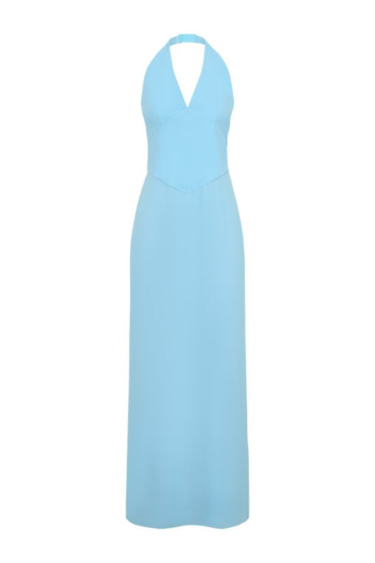 Valentina Chiffon Halter Maxi Dress — packshot