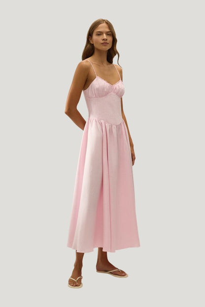 Vares Midi Dress Palazzo — model side