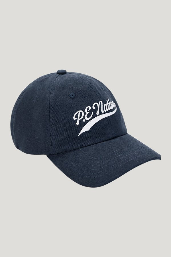 Varsity Cap In Marine — model side