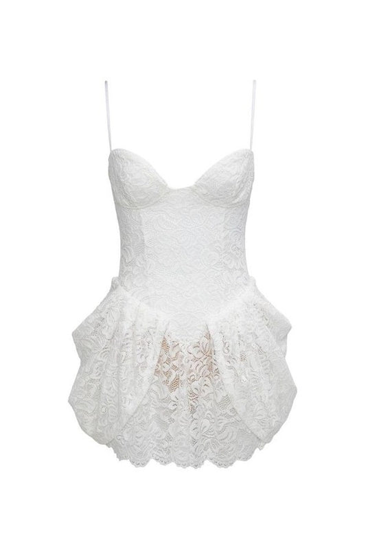 Vecna White Lace - Mini Dress — packshot