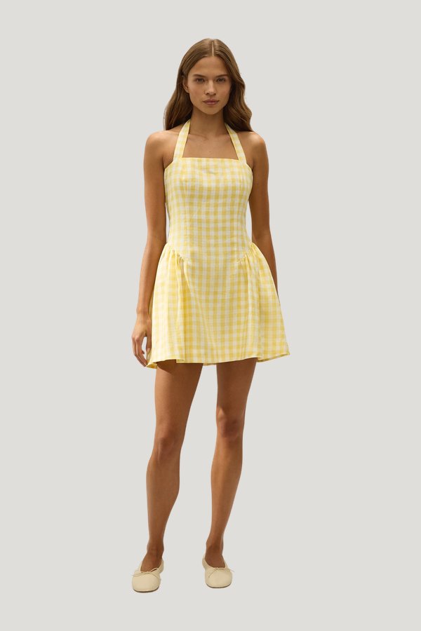 Venza Mini Dress Gingham — carry 2