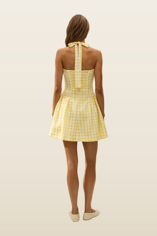 Venza Mini Dress Gingham — carry 4
