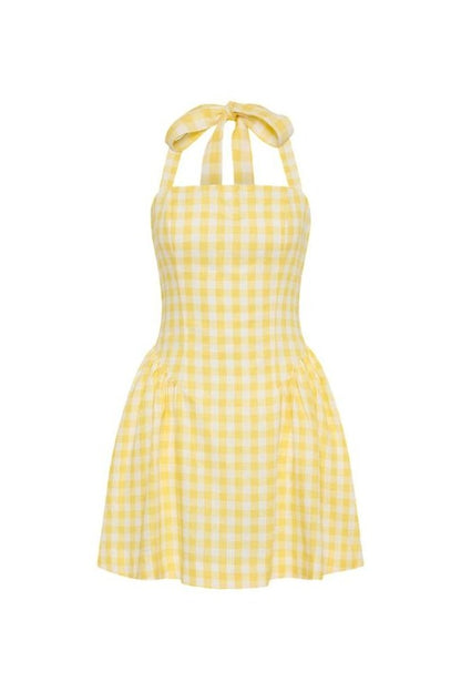 Venza Mini Dress Gingham — packshot