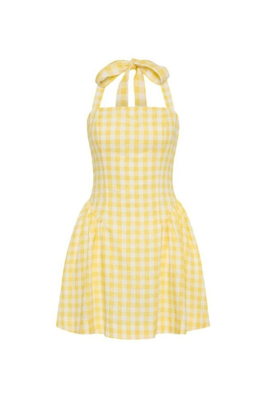 Venza Mini Dress Gingham — packshot