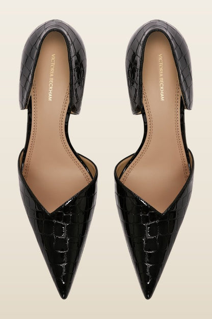 Victoria Angle D'Orsay Pump 115 — model back