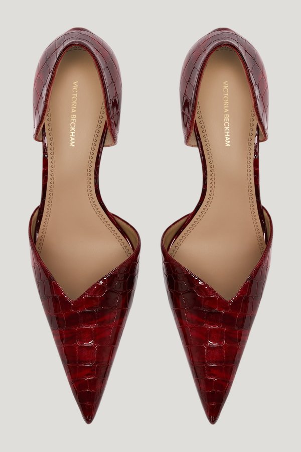 Victoria Angle D'Orsay Pump 115 — model side