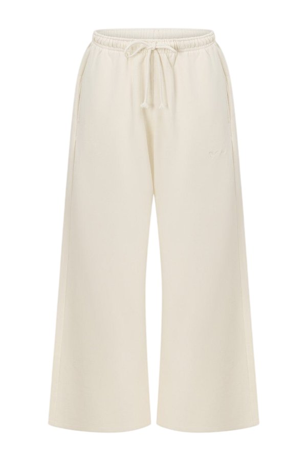 Wide Leg Sweatpants | Milk — packshot