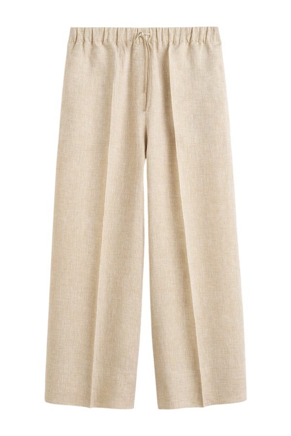 Wide summer trousers natural — packshot