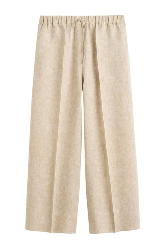 Wide summer trousers natural — packshot
