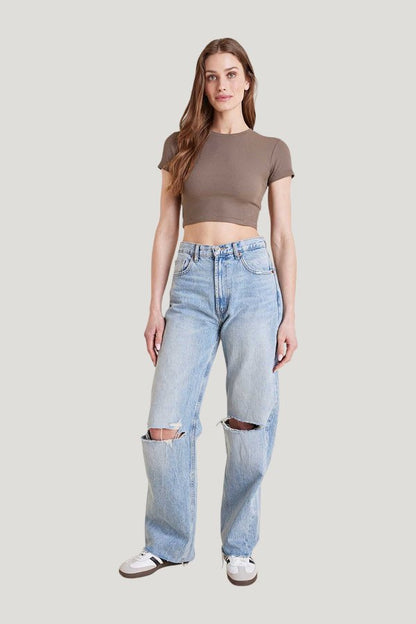 Baby Tee — model front