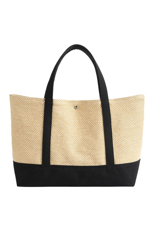 Woven beach tote — packshot