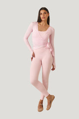 Ballet Wrap Long Sleeve Top — carry 2
