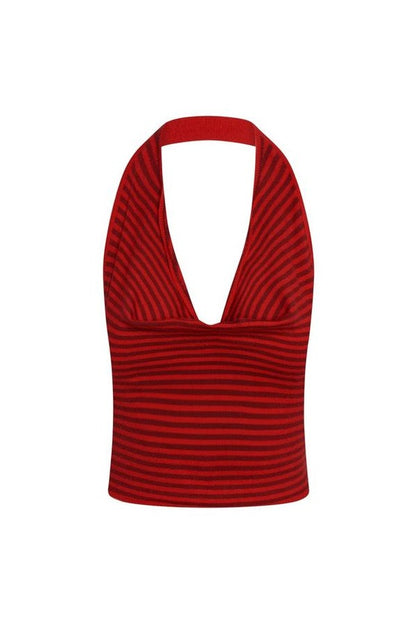x JENNIE Briar Knit Halter Top — packshot