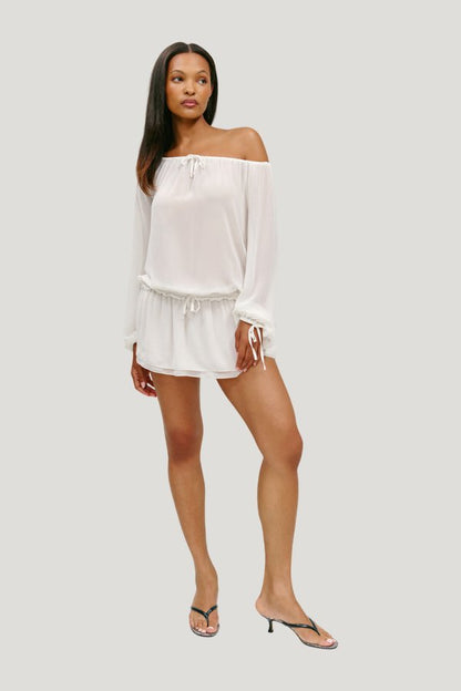 x Paige Lorenze Forever Yours Chiffon Mini Dress — carry 2