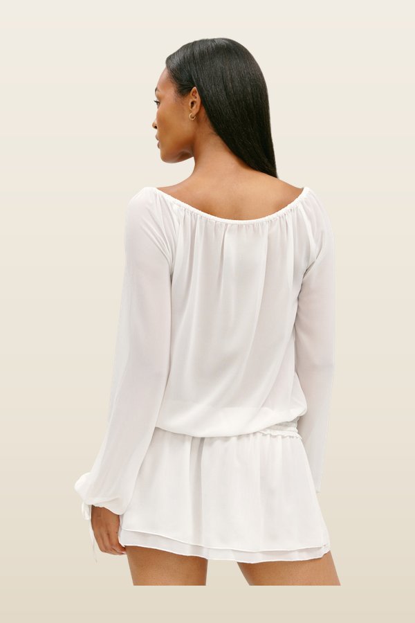 x Paige Lorenze Forever Yours Chiffon Mini Dress — carry 4