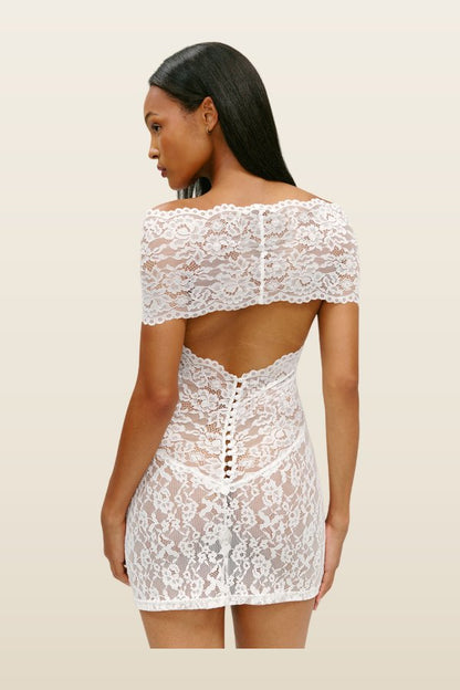 x Paige Lorenze True Love Lace Mini Dress — carry 4
