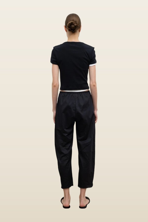 Yoko Lace Crop Pant — model back