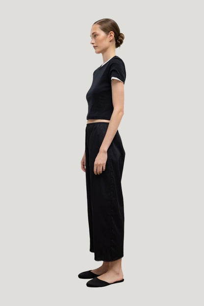 Yoko Lace Crop Pant — model side