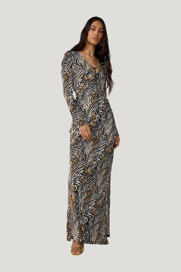 Zaria Dress — model side